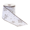 4” x 10 Yds. Ribbon (Set of 2) Wired Cotton