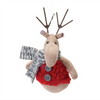 Deer Ornament (Set of 12) 6”H Polyester