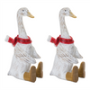 Christmas Goose w/Boots (Set of 2) 10”H Resin