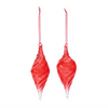 Ornament (Set of 12) 7.25”H Glass