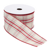 2.5” x 10 Yds. Ribbon (Set of 2) Wired Cotton