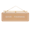 Live Simply and Give Thanks Sign (Set of 2) 15.75"L x 9"H Iron