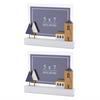 Frame (Set of 2) 8.75"L x 7"H Wood/MDF (Holds a 7" x 5" Photo)