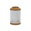 Lantern (Set of 2) 10.25”H Wood/Metal