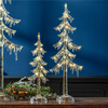 LED Acrylic Dripping Pine Tree (Set of 2)