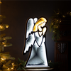 Angel Infinity Light 24.5”H Acrylic UL Plug Included