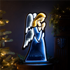 Angel Infinity Light 24.5”H Acrylic UL Plug Included