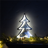 Tree Infinity Light (Set of 2) 12.5”H Acrylic 3 AA Batteries Not Included or UL Cord Included