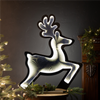 Deer Ekkolight 26.5"L x 32.5"H Acrylic UL Plug Included