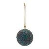 Ball Ornament (Set of 12) 3”D Glass Beads/Plastic