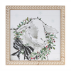 Holiday Cow and Sheep Print (Set of 2) 16”SQ MDF