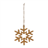 Snowflake Ornament (Set of 12) 5”H Aluminum