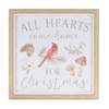 Framed Bird and Cardinal Print (Set of 3) 9”SQ Plastic/Paper