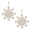 Snowflake (Set of 4) 16”D Wood
