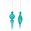 Ornament (Set of 6) 9"H, 9.5"H Glass