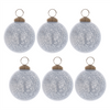 Slate Blue Soda Lime Glass Ball Ornament (Set of 6)