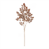Glittered Velvet Leaf Spray (Set of 2)