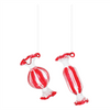 Candy Ornament (Set of 12) 3.5"H, 4"H Glass