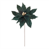 Poinsettia Stem (Set of 2) 28”H Polyester