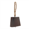 Bell Ornament (Set of 4) 8.5”H Iron/Jute