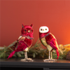 Owl (Set of 4) 9.5"H, 10"H Foam/Fabric