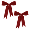 Bow (Set of 2) 14.5”H Polyester