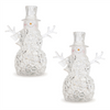 LED Snowman Snow Globe (Set of 2)