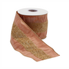4” x 5 Yds. Wired (Set of 2) Polyester