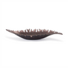 Leaf Bowl (Set of 2) 17.5"L x 6.5"W x 2.5"H, 18"L x 6.25"W x 2.5"H Aluminum
