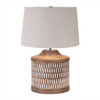 Table Lamp 21.5”H Wood/Iron