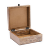 Covered Box 6"L x 6.5"W x 2.5"H Wood/MDF