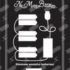 No More Batteries 2 AA Replacement w/ 3 to 1 Connector (Set of 2)