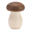 Mushroom Box (Set of 2) 5"H, 6.5"H Wood