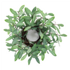 Olive Leaf Candle Ring 12"D Polyester (Fits a 3" Candle)