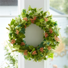 Foliage Wreath 24”D Polyester/Twig