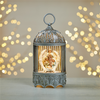 LED Snow Globe w/Holy Family and Angel 11”H Plastic 3 AA Batteries Not Included/USB Cord Included 6