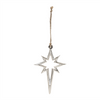 Star Ornament (Set of 12) 5.5”H Aluminum