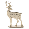 Deer (Set of 2) 5"L x 7.5"H, 6.5"L x 9"H Aluminum