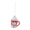 Cup Ornament (Set of 12) 3.5”H Clay Dough