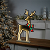 Deer w/Scarf Ekkolight 23.5”H Acrylic UL Plug