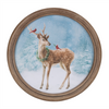 Deer Frame (Set of 2) 11.5"D MDF/Paper