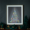 Jewel Tree Frame 19.5"L x 23.5"H Plastic/Paper/Glass