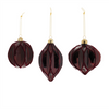 Velvet Glass Ornament (Set of 6)