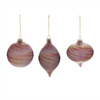 Ornament (Set of 6) 4"H, 4"D, 6"H Glass