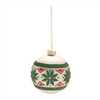 Ball Ornament (Set of 6) 4”D Glass
