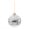 Ball Ornament (Set of 6) 4”D Glass