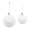 Ball Ornament (Set of 12) 3"D, 4"D Glass