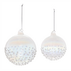 Ball Ornament (Set of 12) 3"D, 4"D Glass