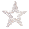 LED Star 22.5”H Iron Wire UL Plug