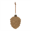 Pine Cone Ball Ornament (Set of 12) 3.75”H Glass